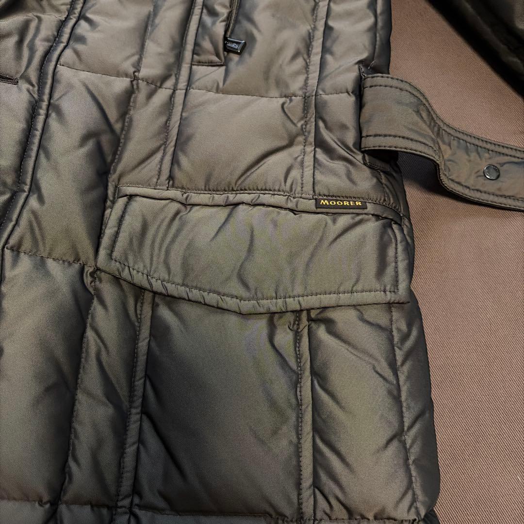 ムーレーダウンコート　伊勢丹限定　［KURO］クロ　ブラウン　サイズ44