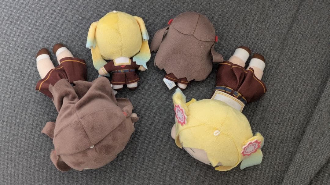 蓮ノ空　藤島慈　大沢瑠璃乃　ぬいぐるみ　寝そべり　セガラッキーくじ　4点セット