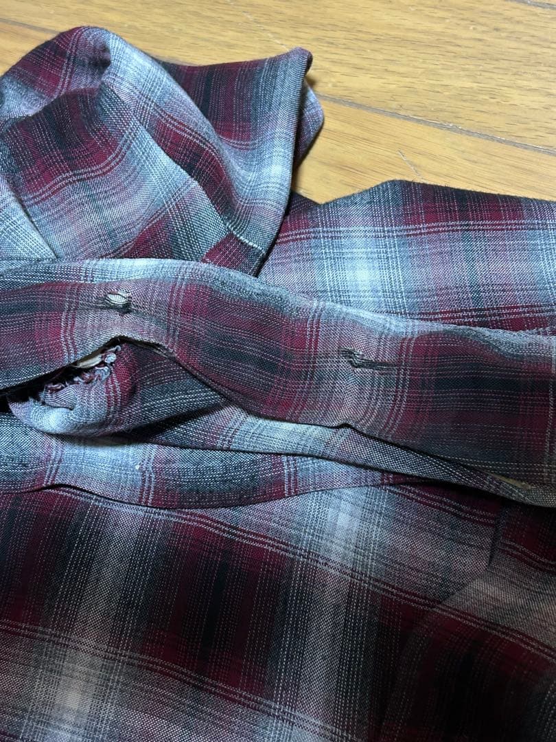 ゆ*み様 60s vintage ARROW ombre rayon shirt