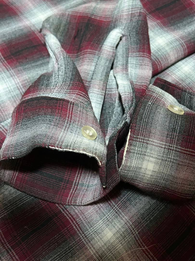 ゆ*み様 60s vintage ARROW ombre rayon shirt