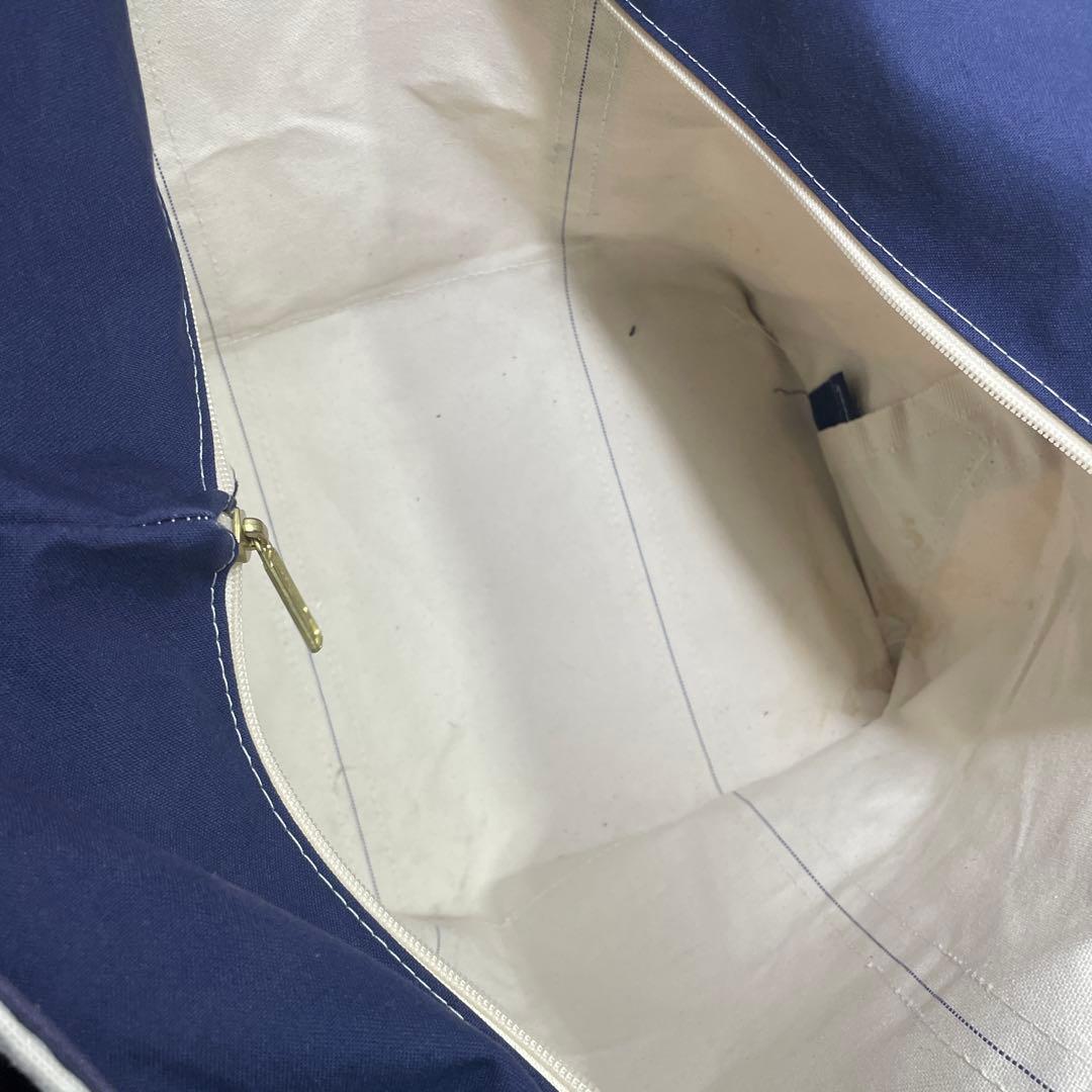 L.L.BEAN BOAT&TOTE トートバッグ　キャンバス　L