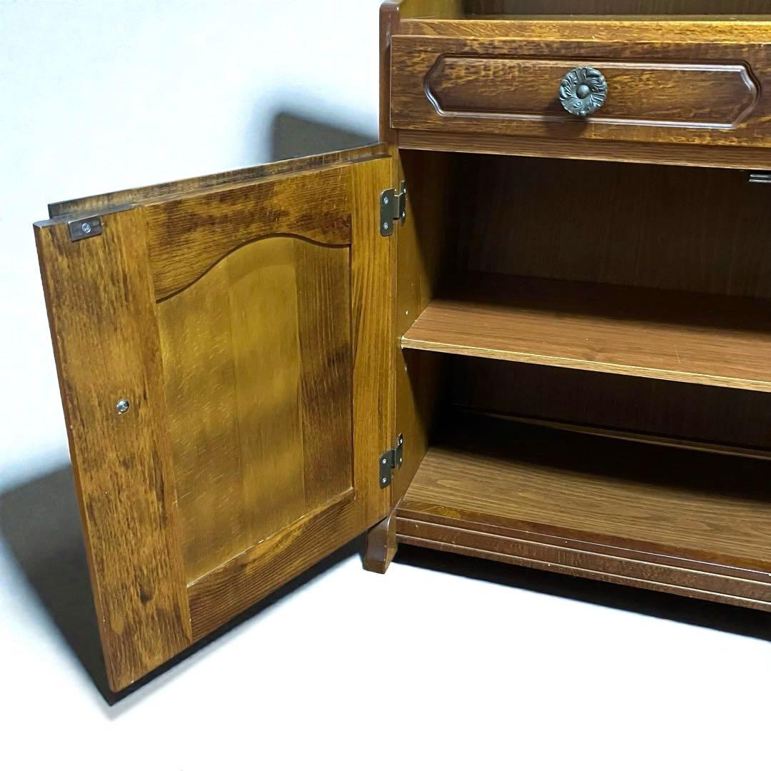 【希少】karimoku コロニアル　カリモク家具　電話台　高級家具