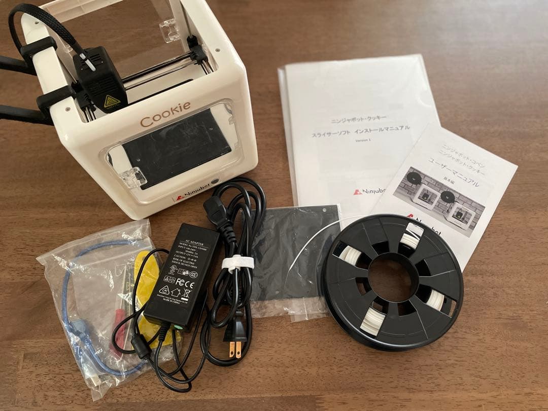 3Dプリンターニンジャボット Cookie ホワイト 本体