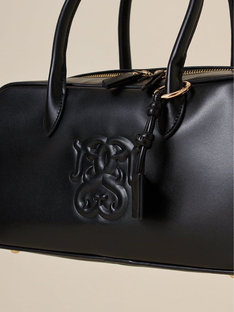 【SNIDEL】エンボスロゴボストンバッグ