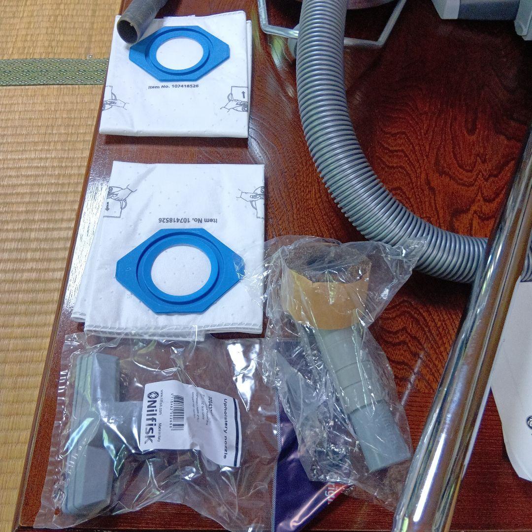 アスベスト真空掃除機　ニルフィスクGM80P　HEPA　ペーパーバッグ50枚付き