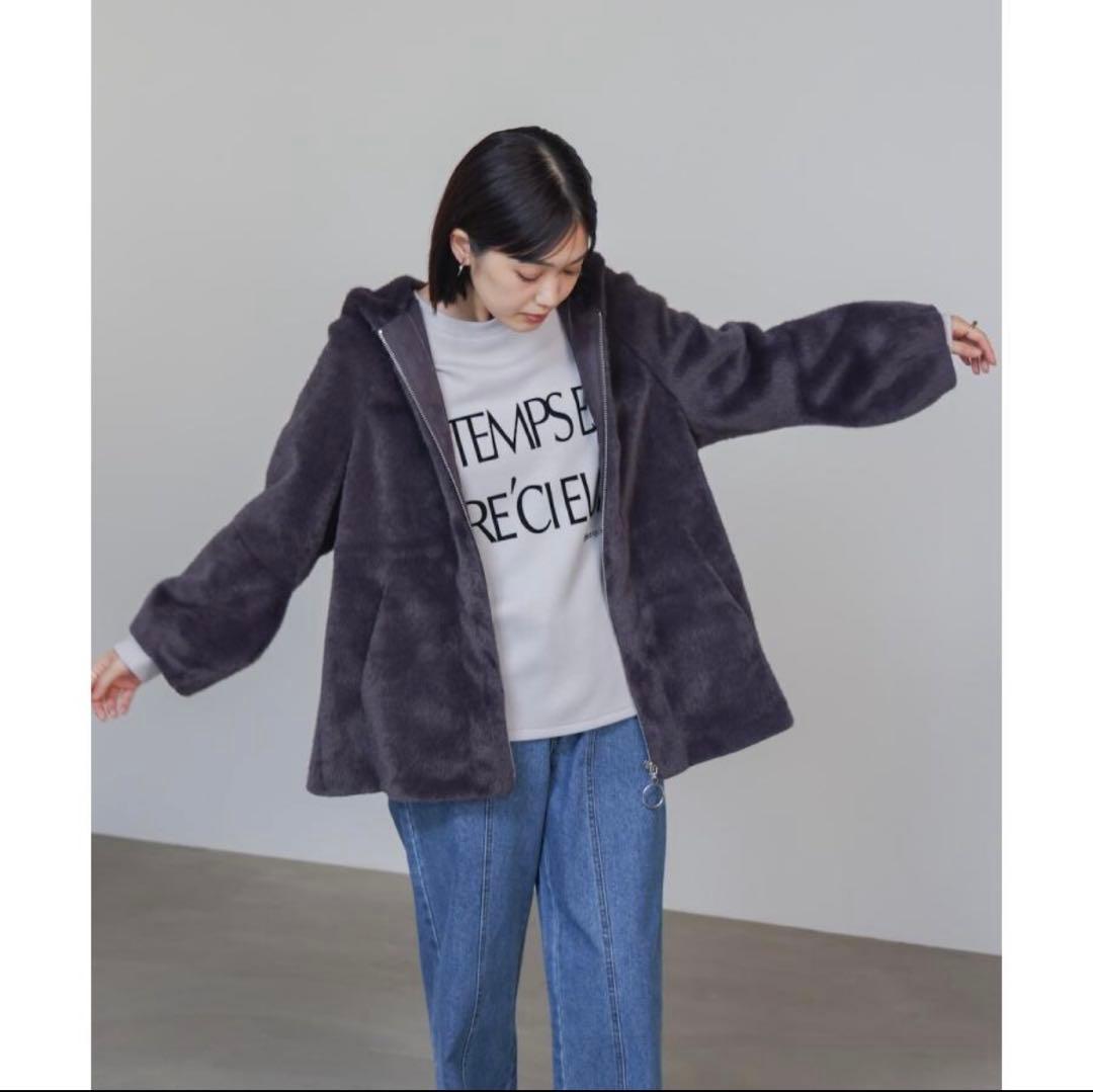 ブージュルード◆フェイクファーコート