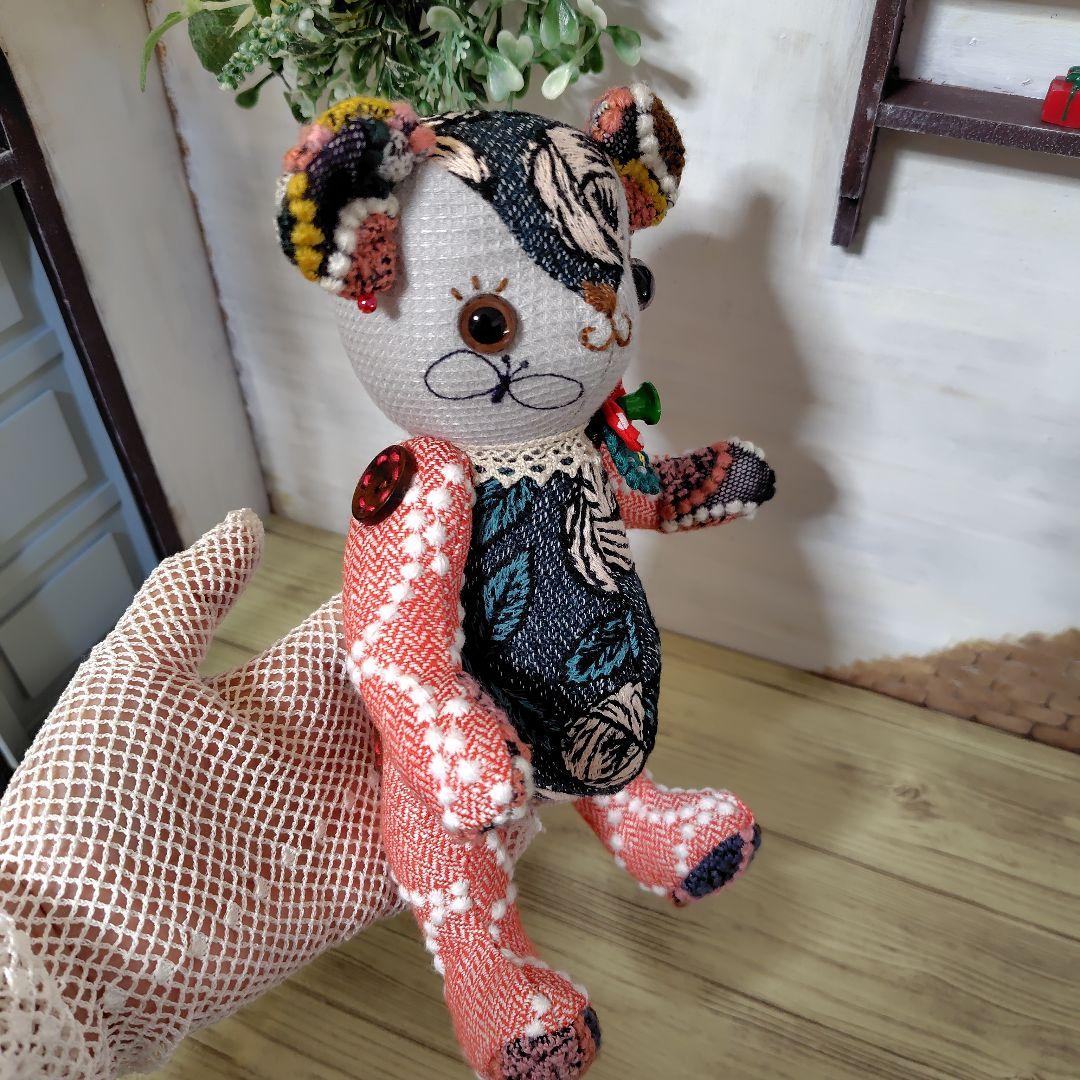 ミナペルホネン＊ハンドメイド＊ぬいぐるみ＊テディベア＊70
