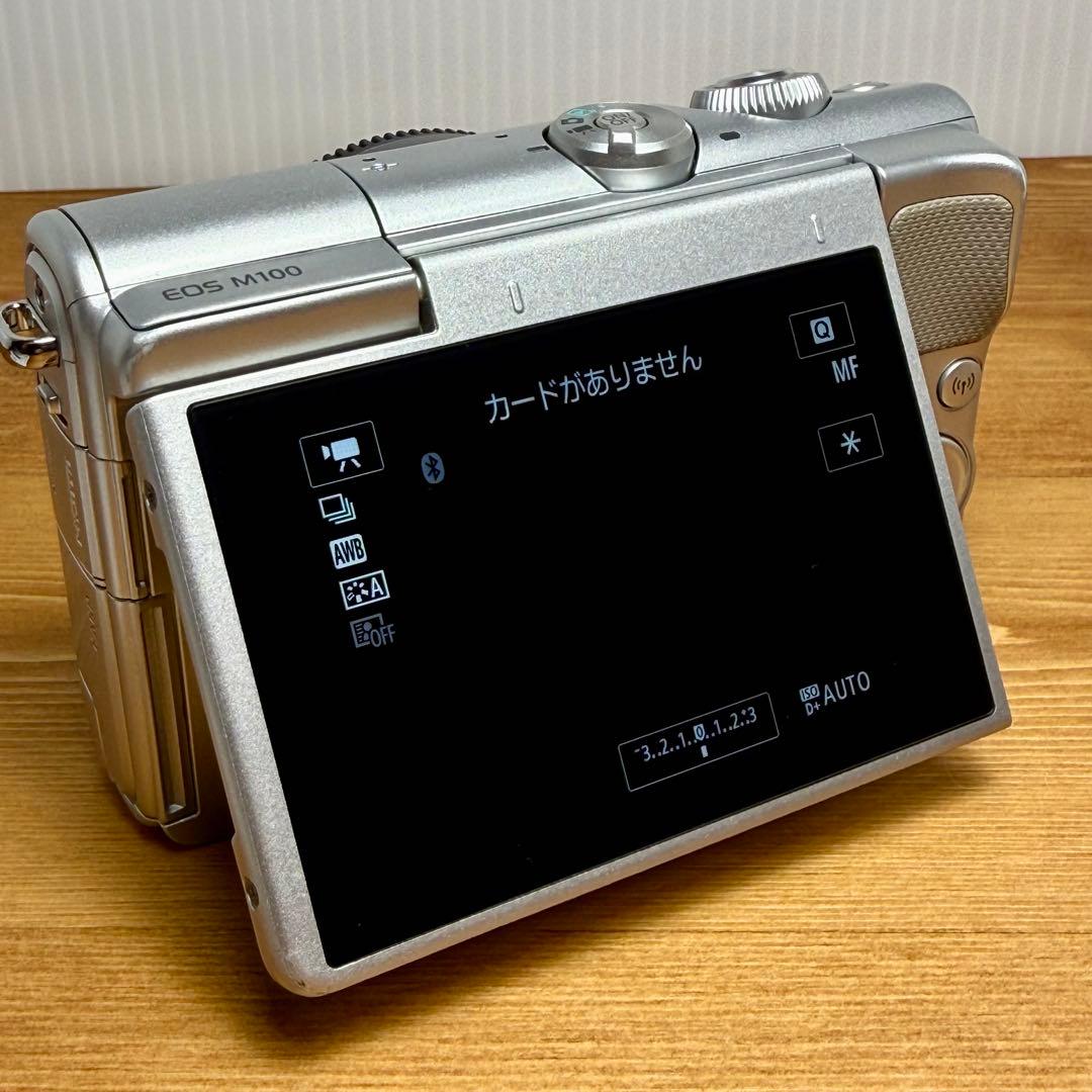 Canon EOS M100 EF-M15-45 レンズキット バッテリー×2個