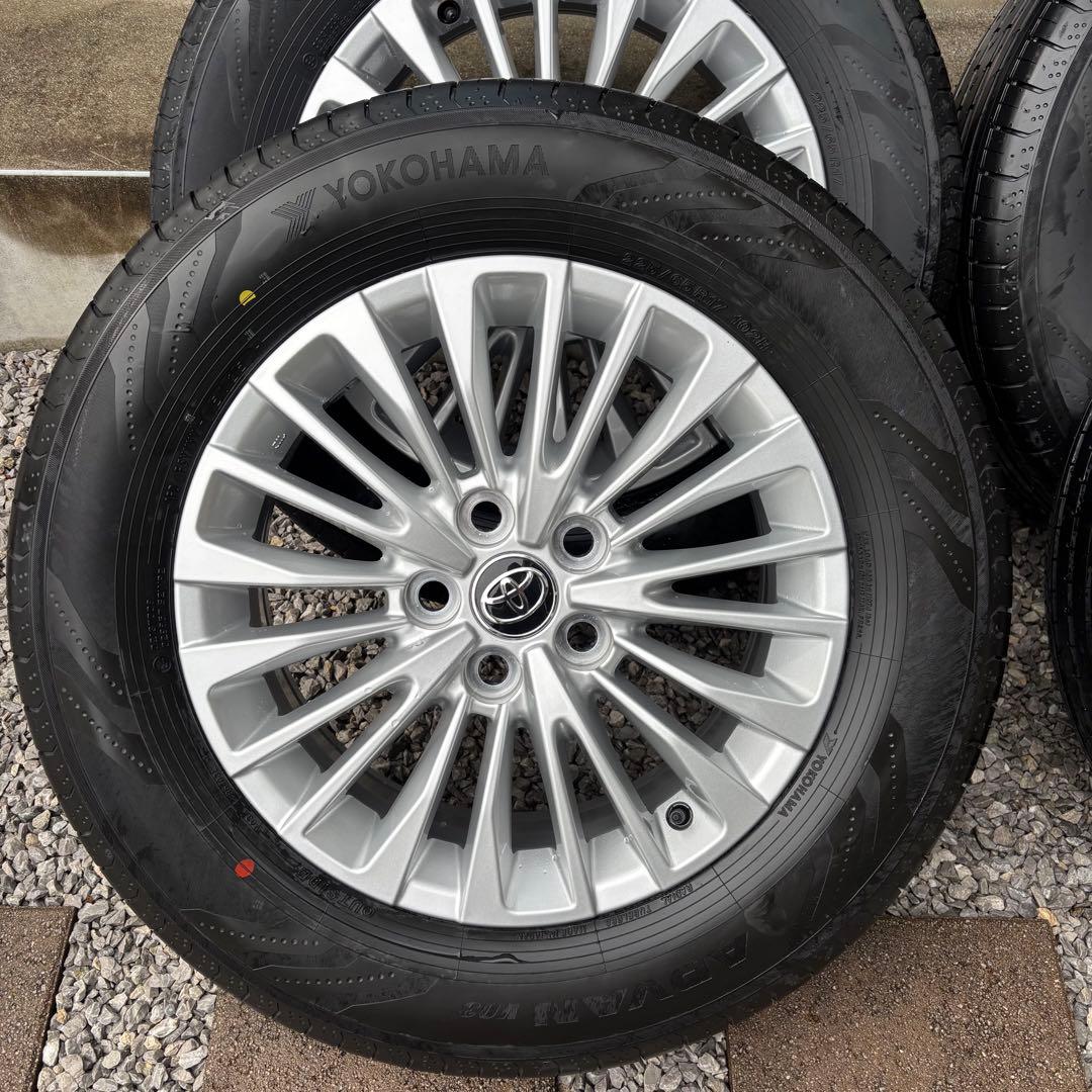 40系アルファード 純正ホイール、タイヤセット 新車外し 17インチ