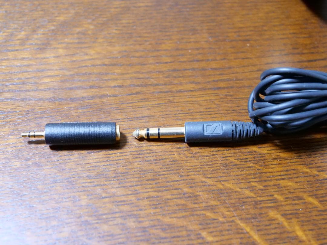 ゼンハイザーHD598　通称プリン　ミニプラグ変換器付き　SENNHEISER