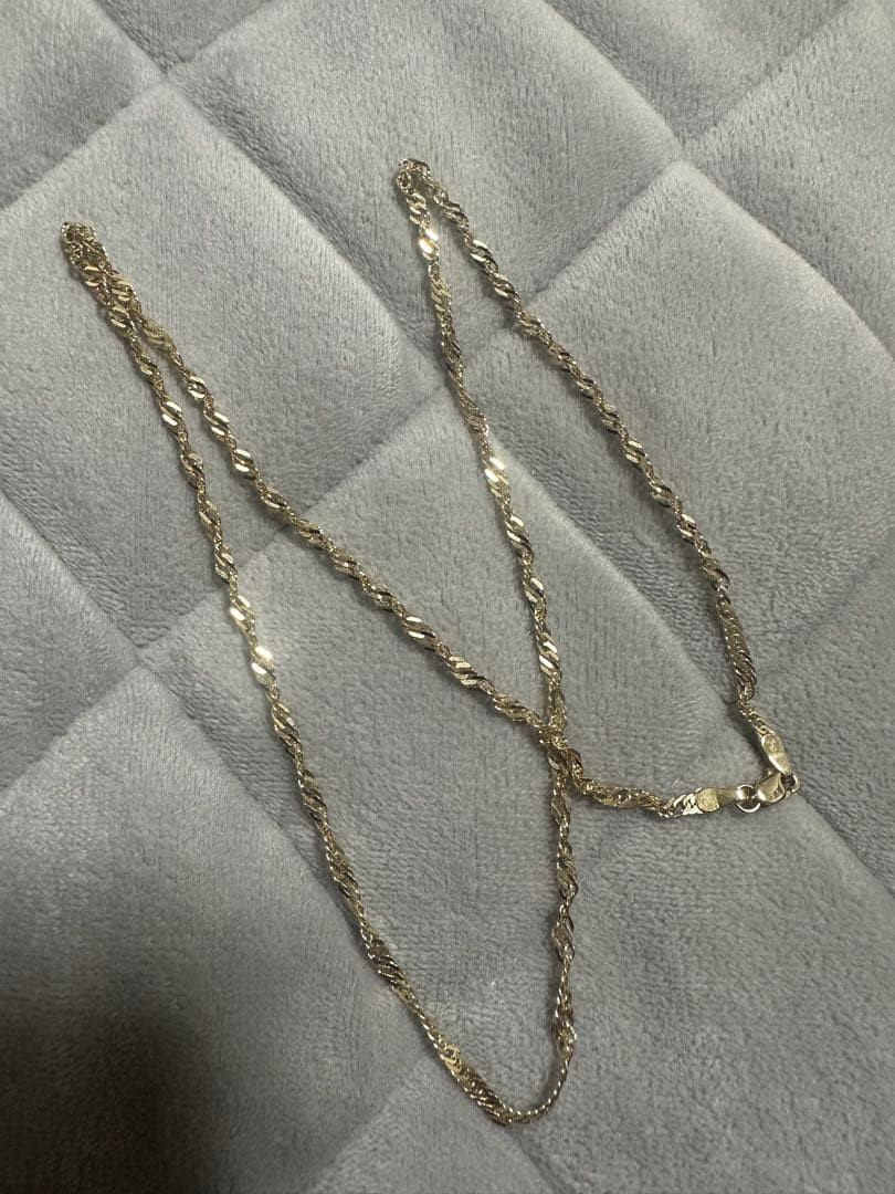 AVALANCHE イエローゴールド 10金ネックレス　45センチ