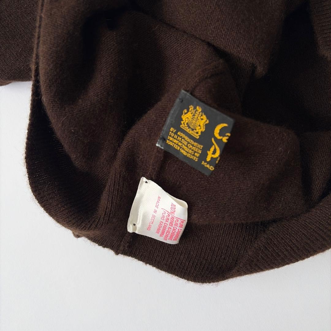 70-80s スコットランド製 プリングル タートルネック カシミアセーター