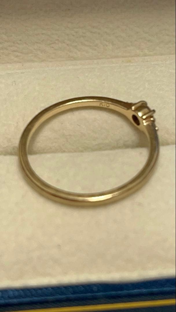 k10 YG #12 ダイヤのオーダーリング