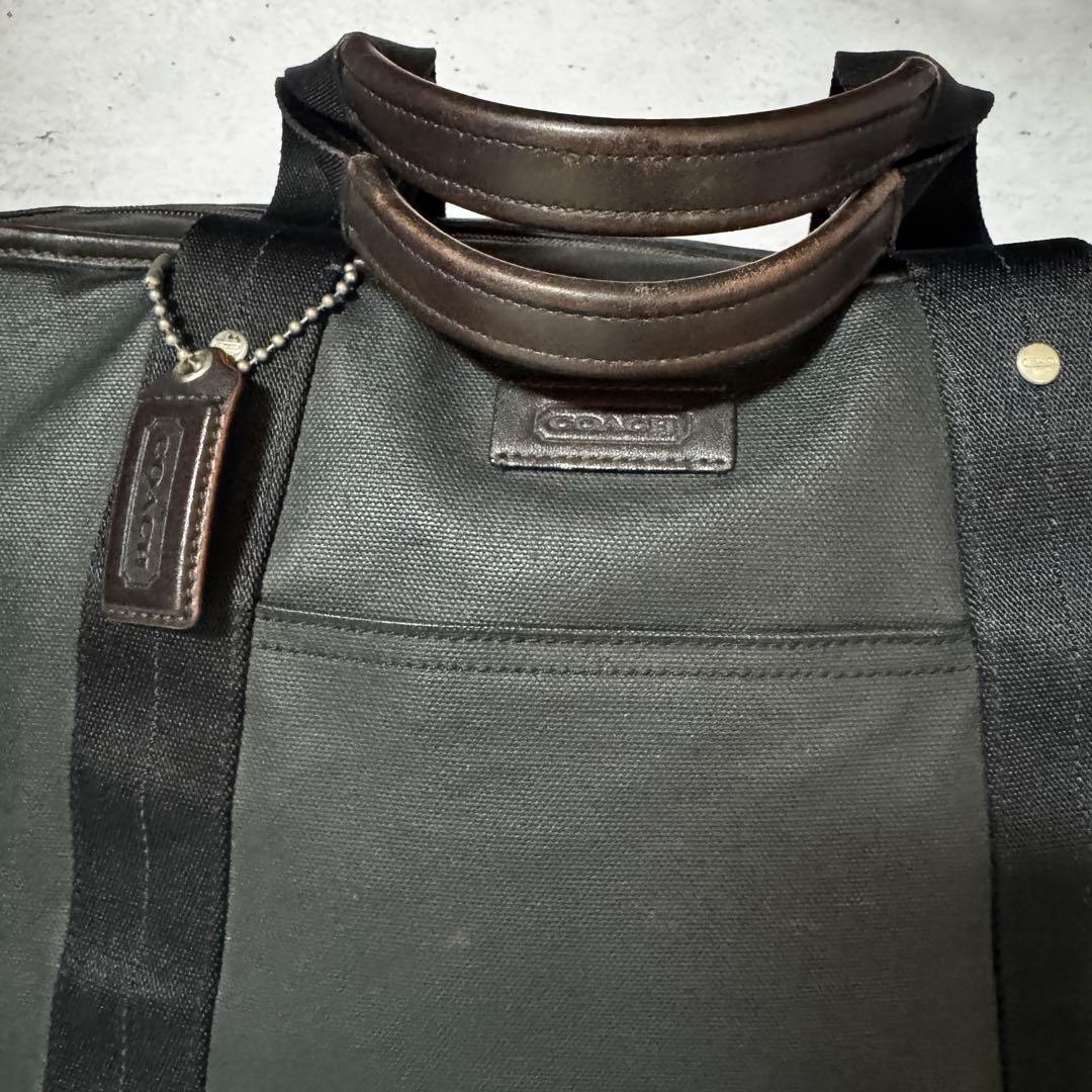 COACH トートバッグ　迷彩カモ　ウィークエンド