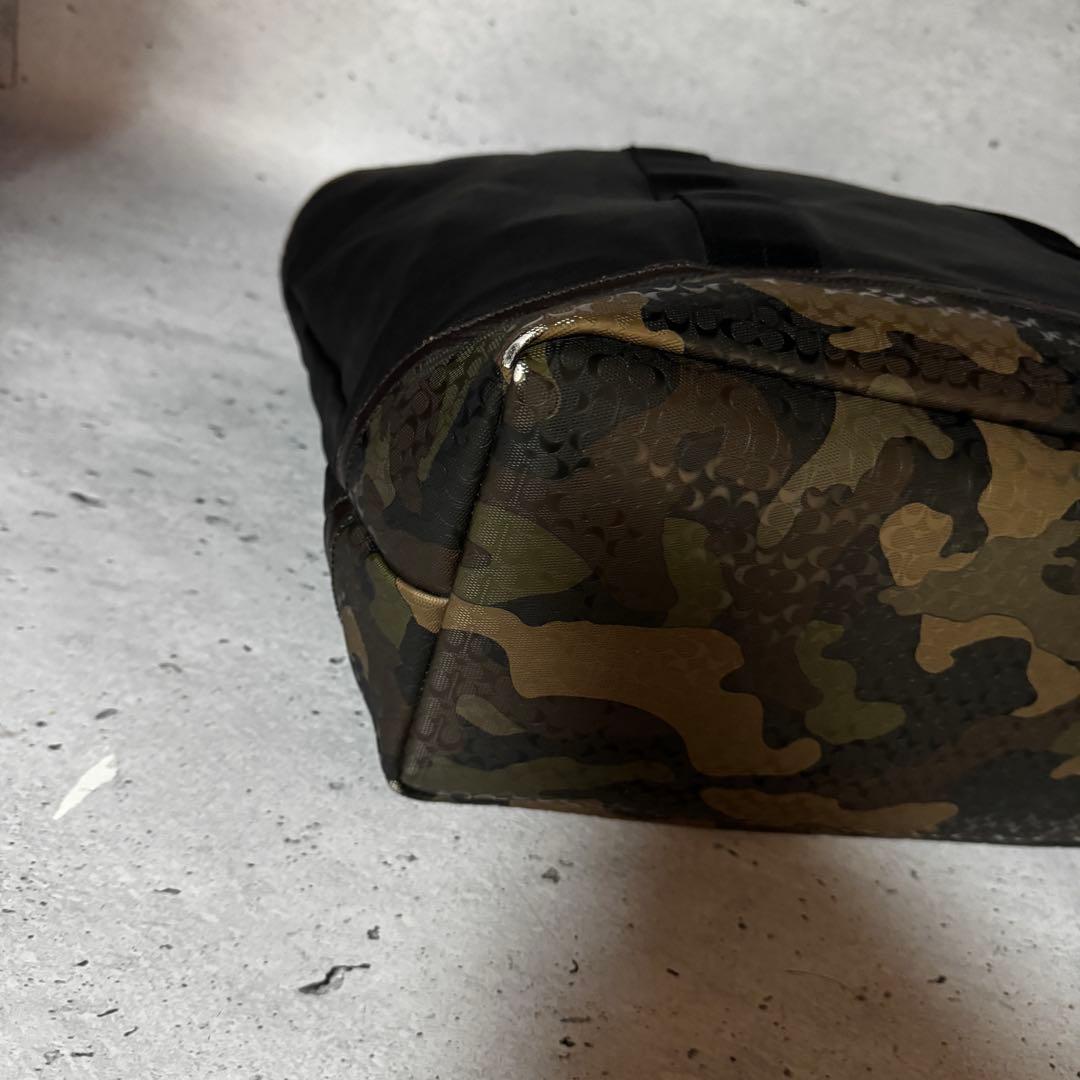 COACH トートバッグ　迷彩カモ　ウィークエンド