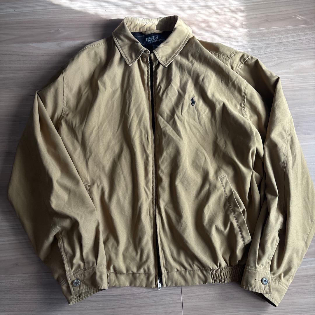 ラルフローレン　スイングトップ　ベージュ