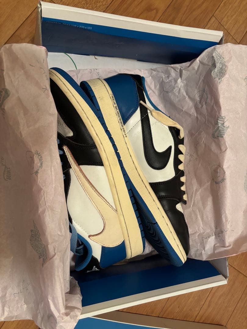 TravisScott × Fragment × Air jordan1 low