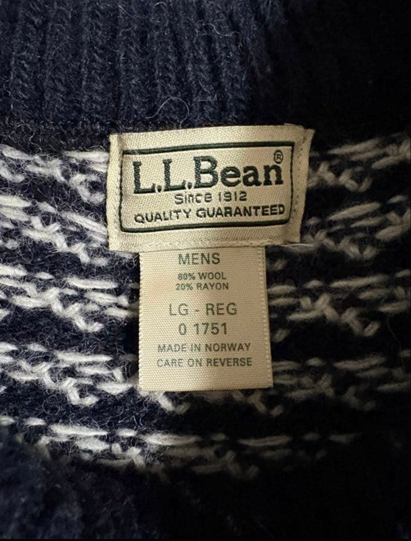 L.L.Bean バーズアイニット　ノルウェー