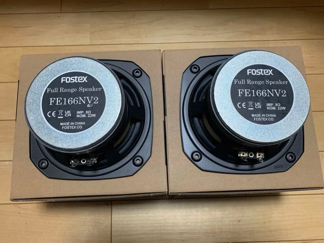 Fostex FE166NV2 フルレンジスピーカー　中古美品