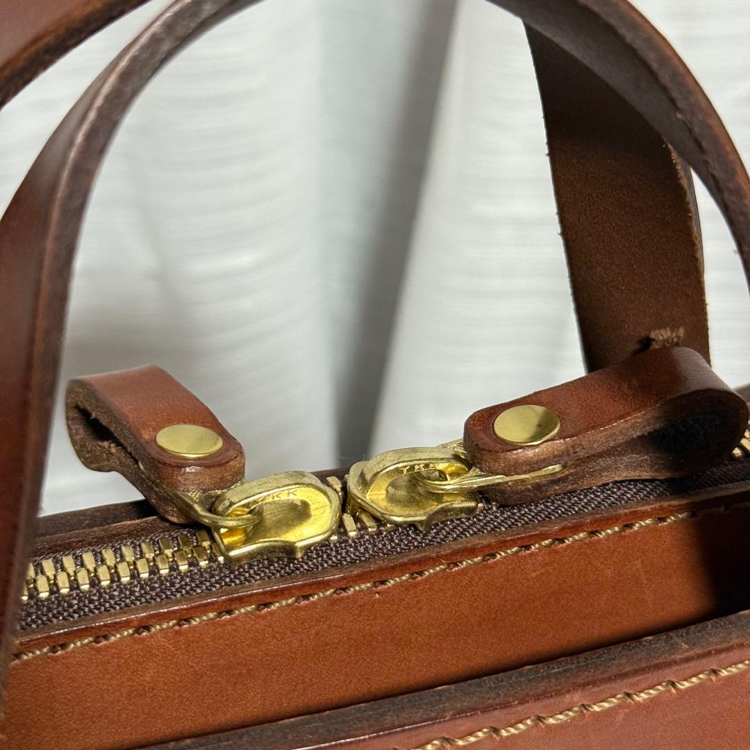 ⭐️美品⭐️　HERZ　ヘルツ　ビジネスバッグ　ブリーフケース　ブラウン