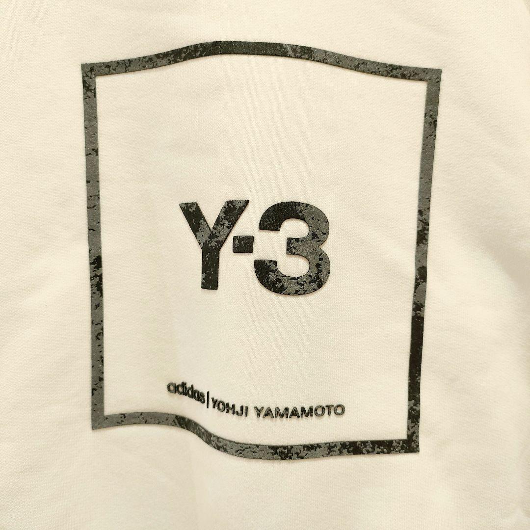 【新品未使用】Y-3 リフレクティブロゴ コットン フーディ M