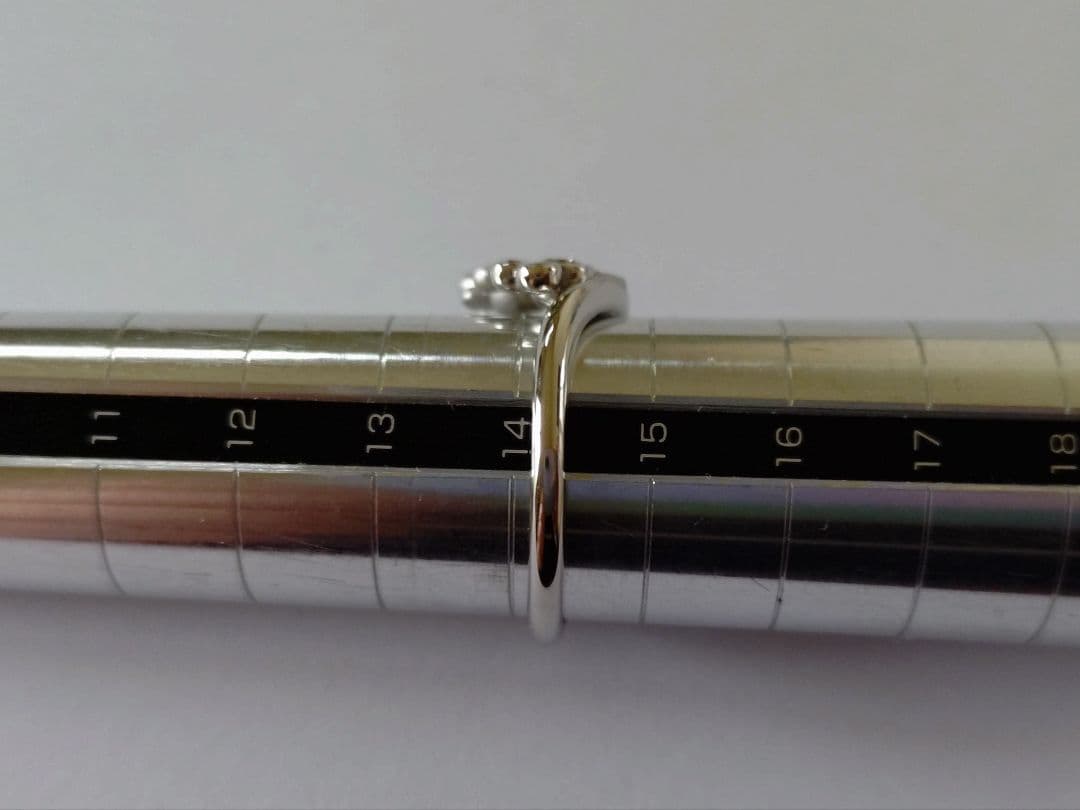 ケイウノ k.uno ミッキー ＆ ミニー ダイヤ モンド ピンクダイヤ リング