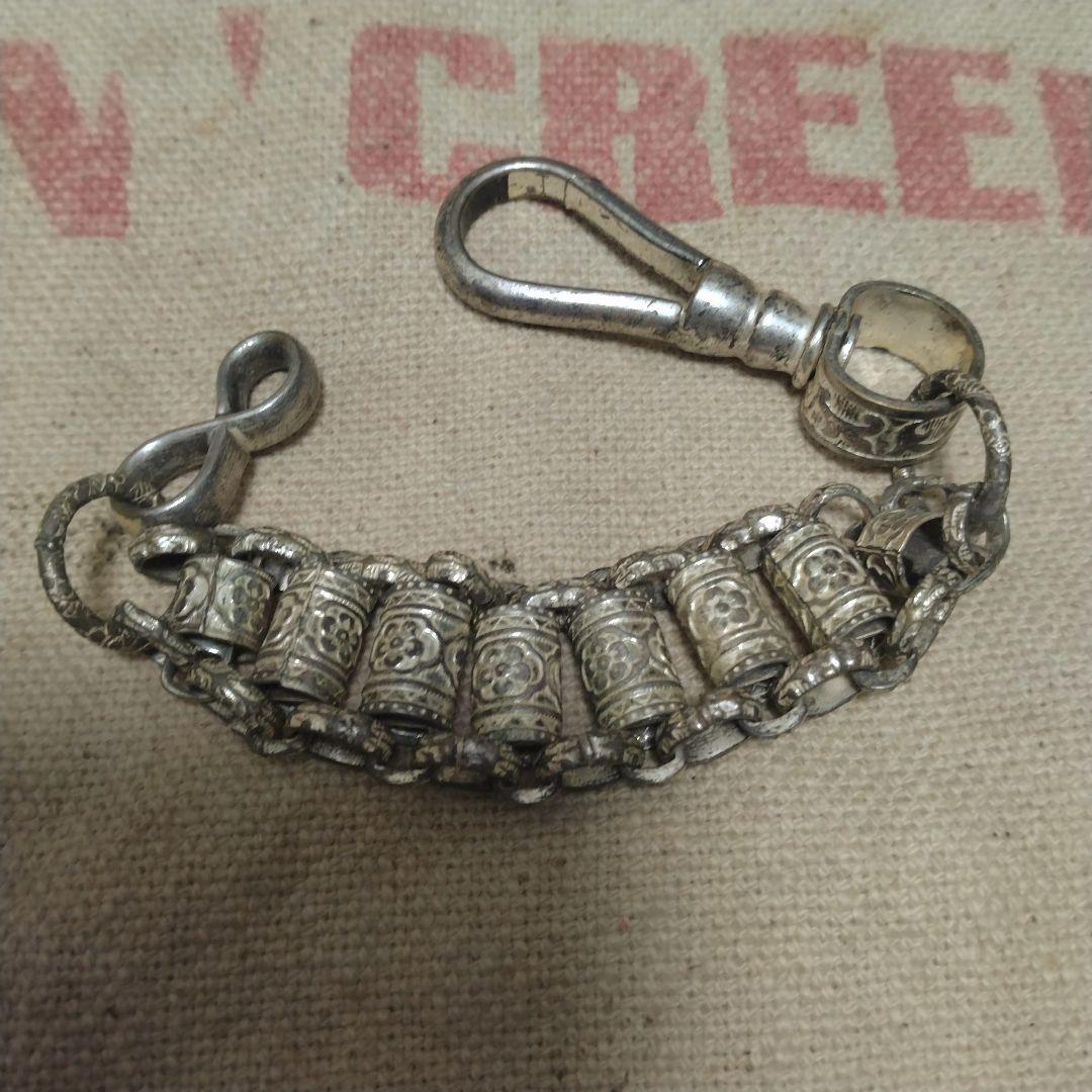 ［希少] 〜20s アンティーク　フリーメイソン　ソードチェーン　ショート