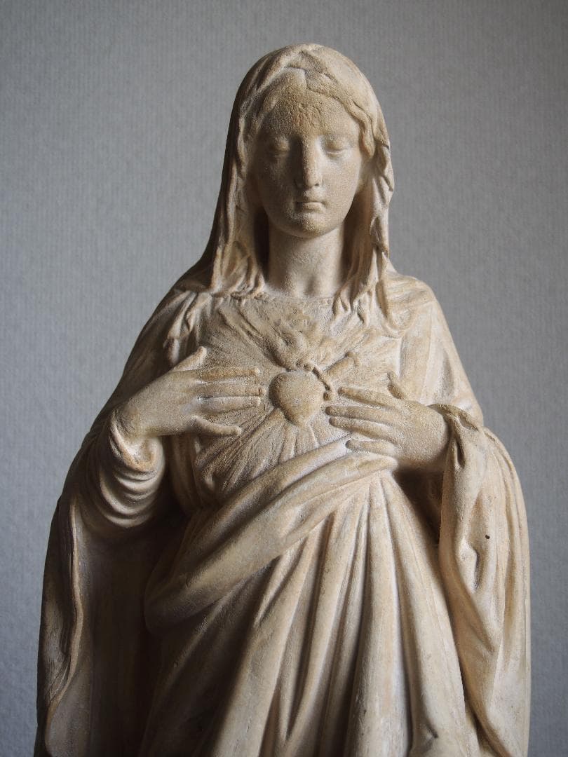 classic.select白い聖母像 52cm聖心の聖母マリア/K147