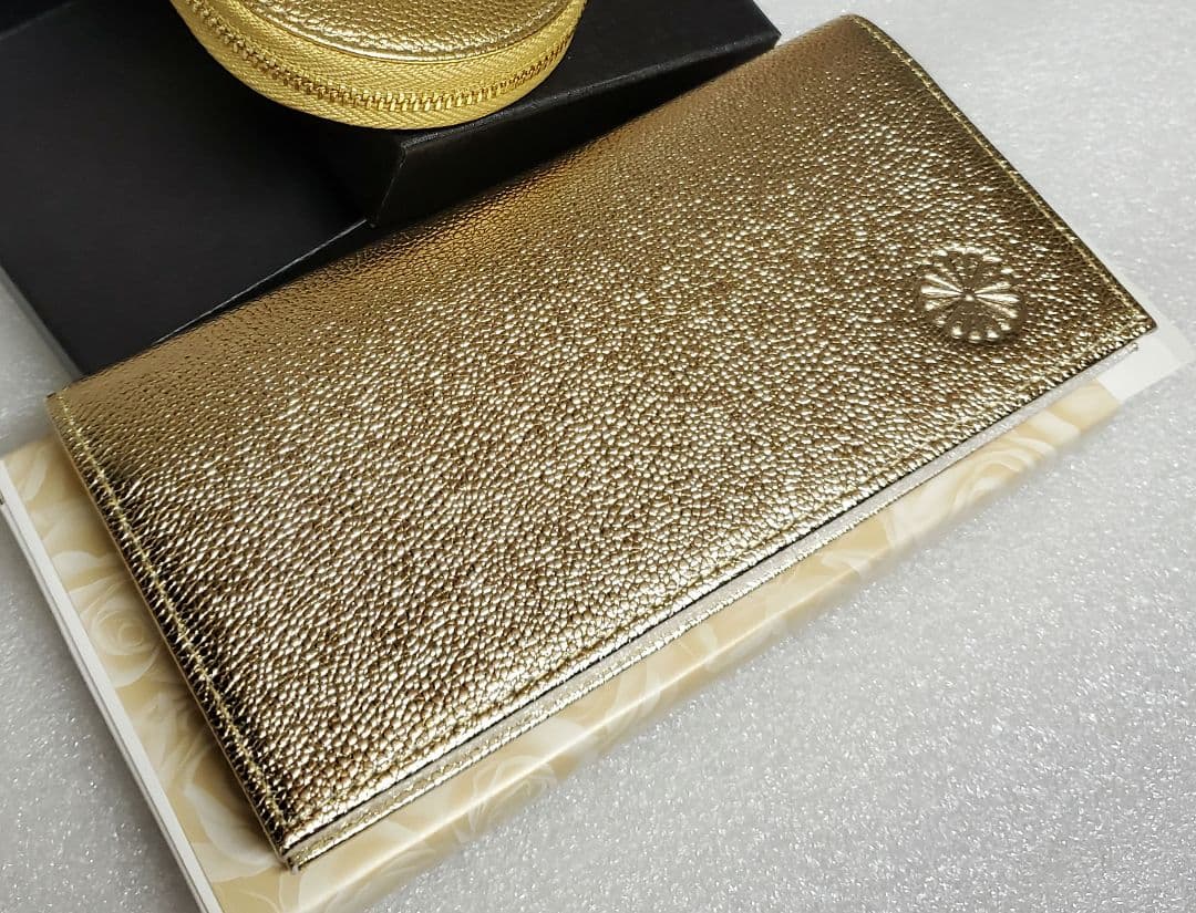 野*僧様 皇居財布　ゴールド　長財布