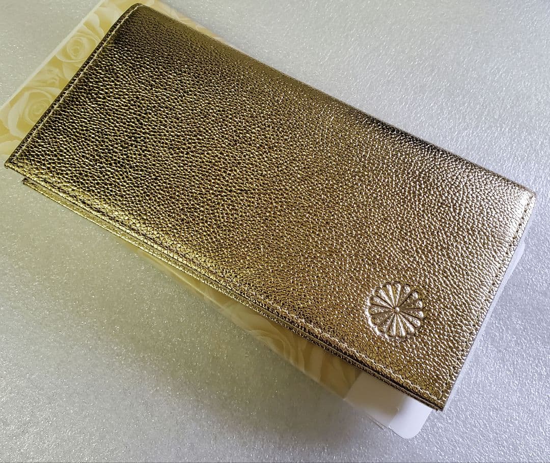 野*僧様 皇居財布　ゴールド　長財布
