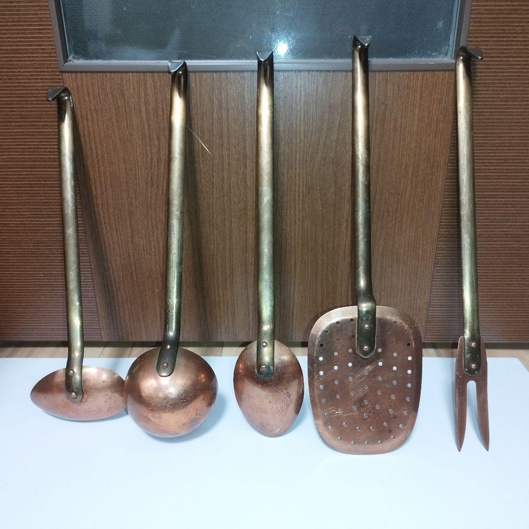 【希少】MAUVIEL 銅製 レードルなど 調理器具 5点セット