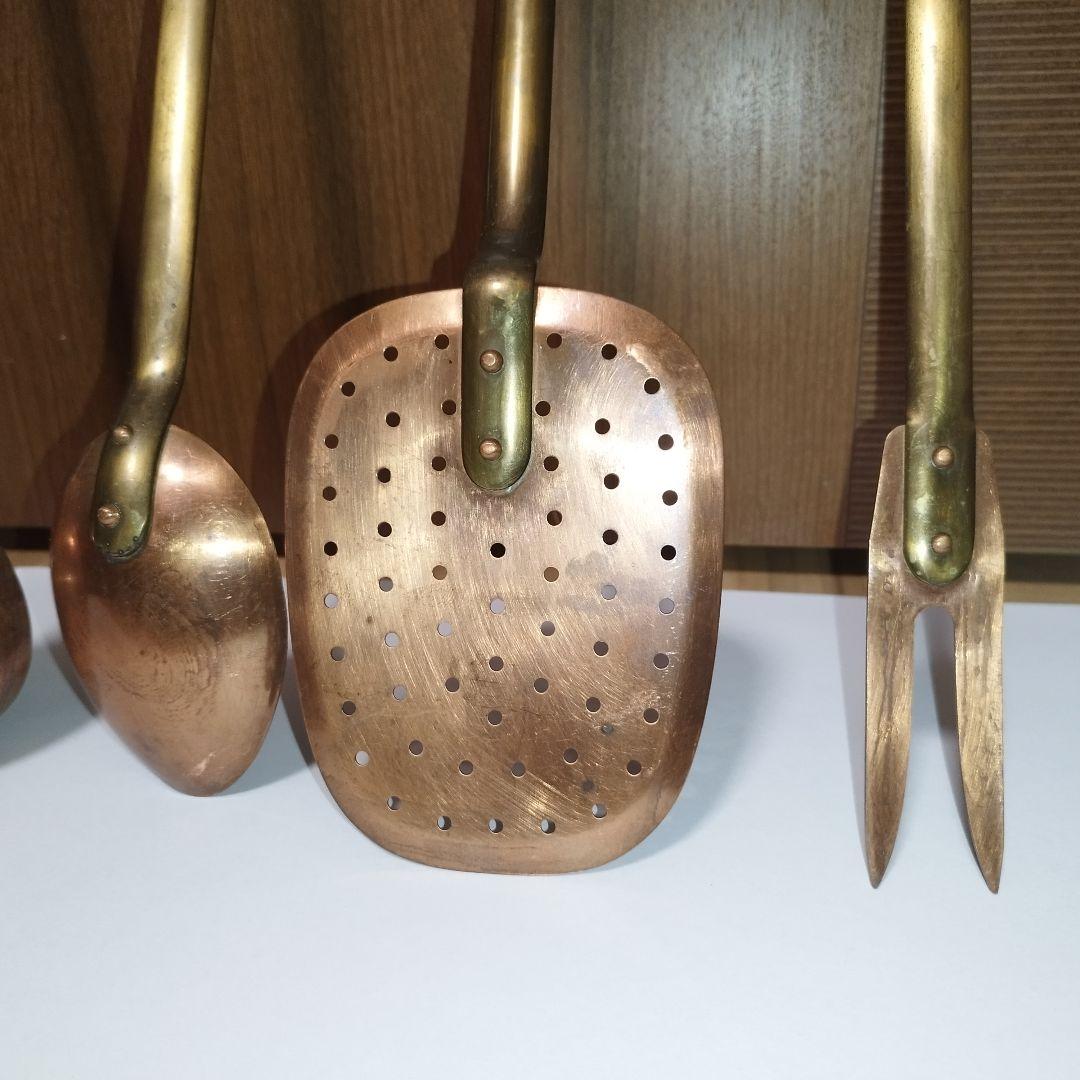 【希少】MAUVIEL 銅製 レードルなど 調理器具 5点セット