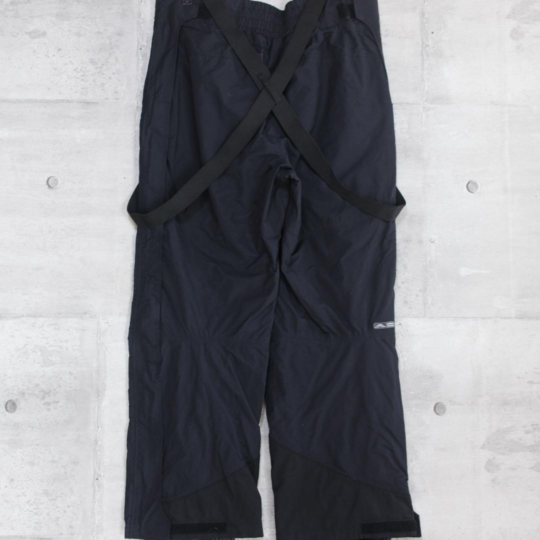 【超美品 超高機能】サスペンダー付 チタニウム【XL】コロンビア スノーパンツ