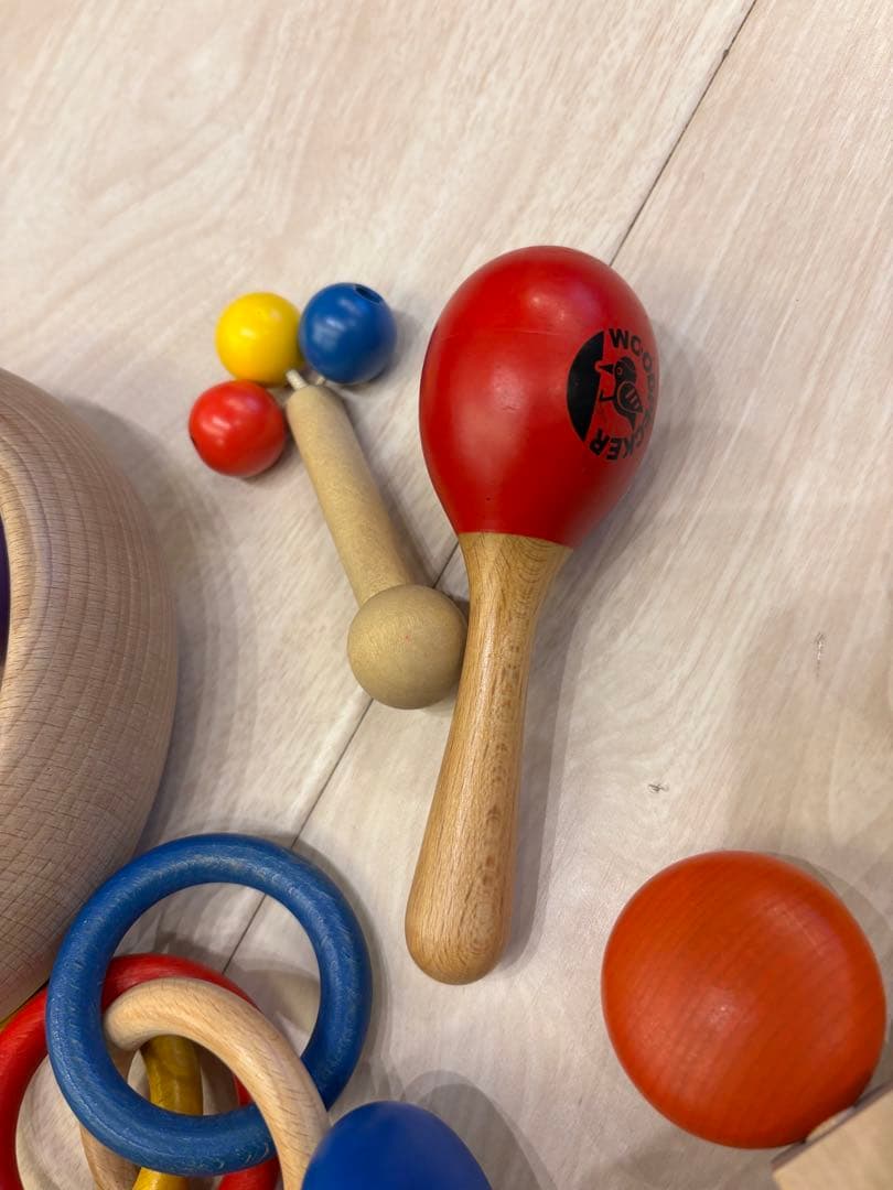 良品◼️木製 知育玩具セット　ボール