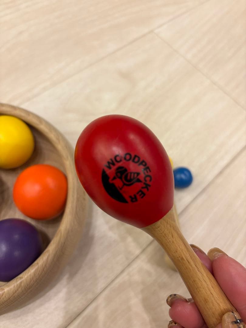 良品◼️木製 知育玩具セット　ボール