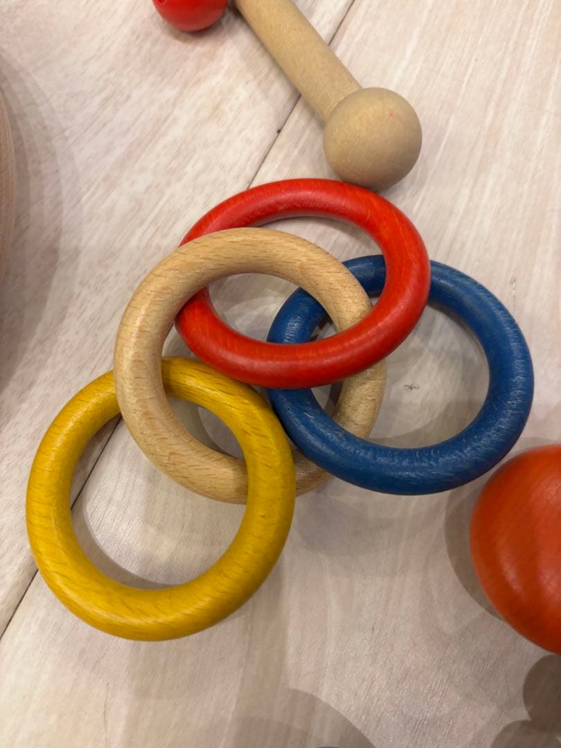 良品◼️木製 知育玩具セット　ボール