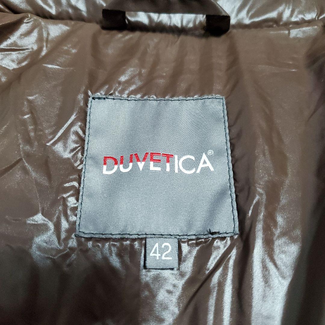 希少✨デュベティカ　ロングダウンコート　ラクーンファー　ロゴボタン　なみあみ様