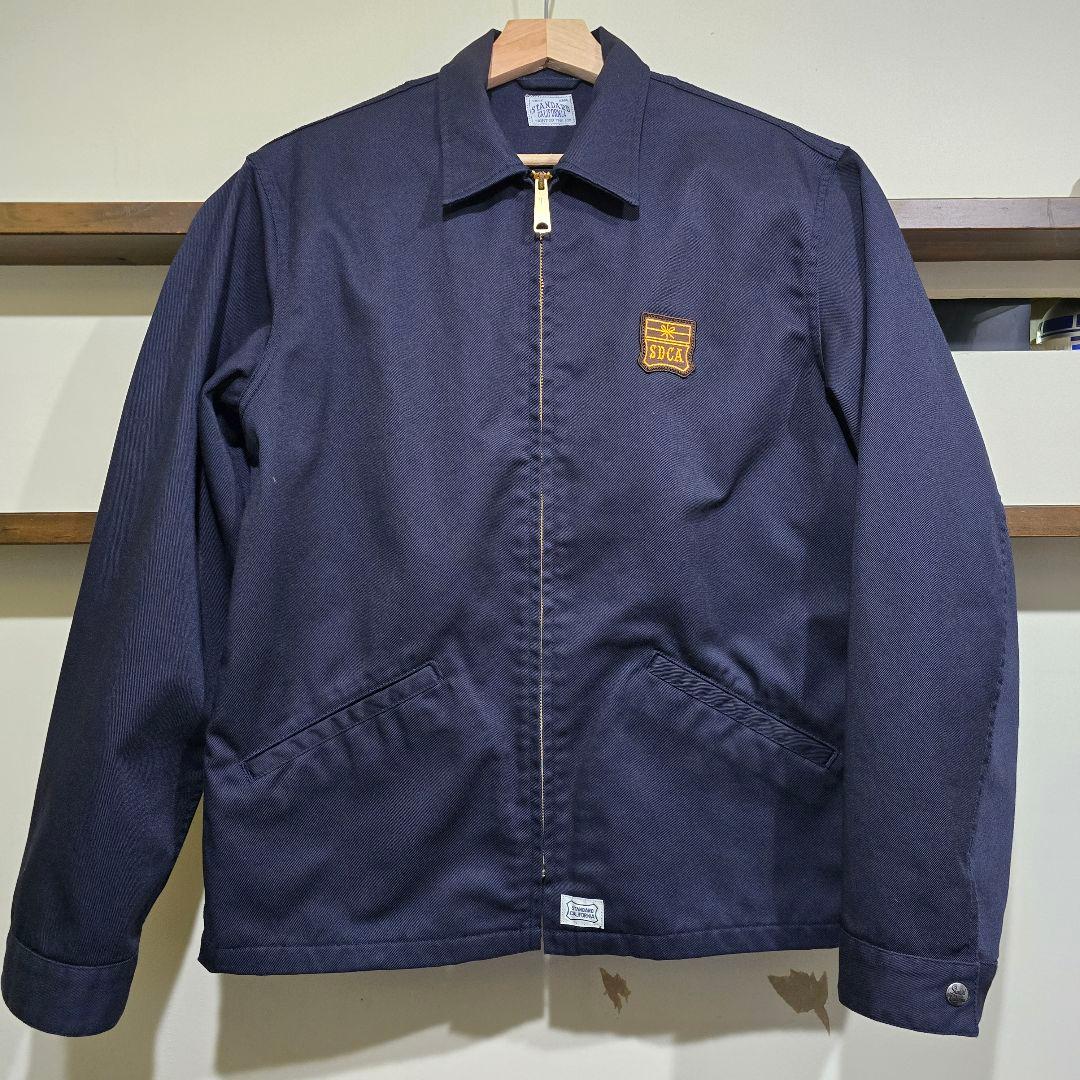 スタンダードカリフォルニア　ネイビー ワーク　ジャケット