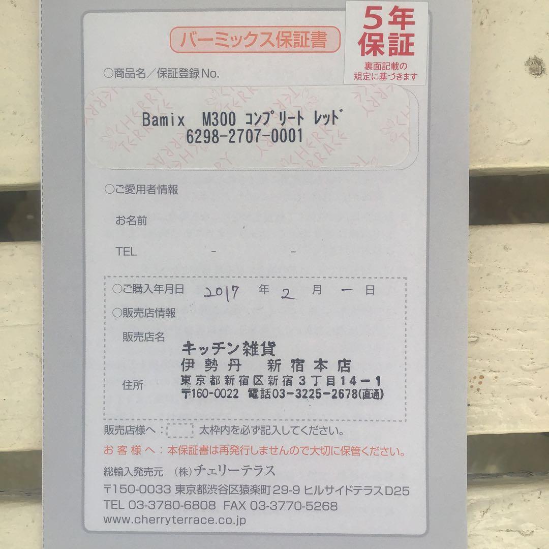 BAMIX M300 コンプリートセット　バーミックス
