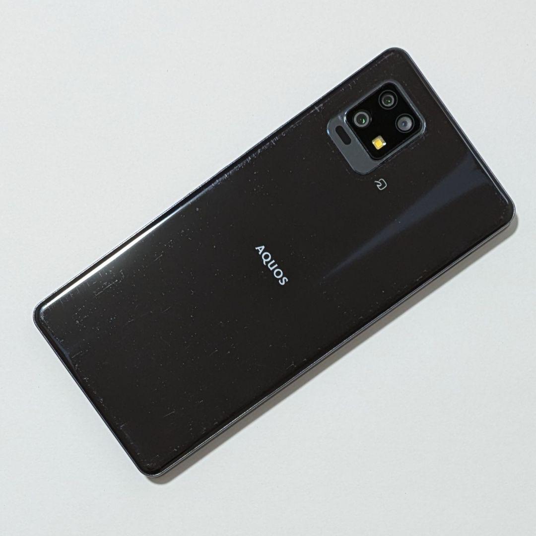 【液晶美品】AQUOS zero6 A102SH 黒 ソフトバンク SIMフリー