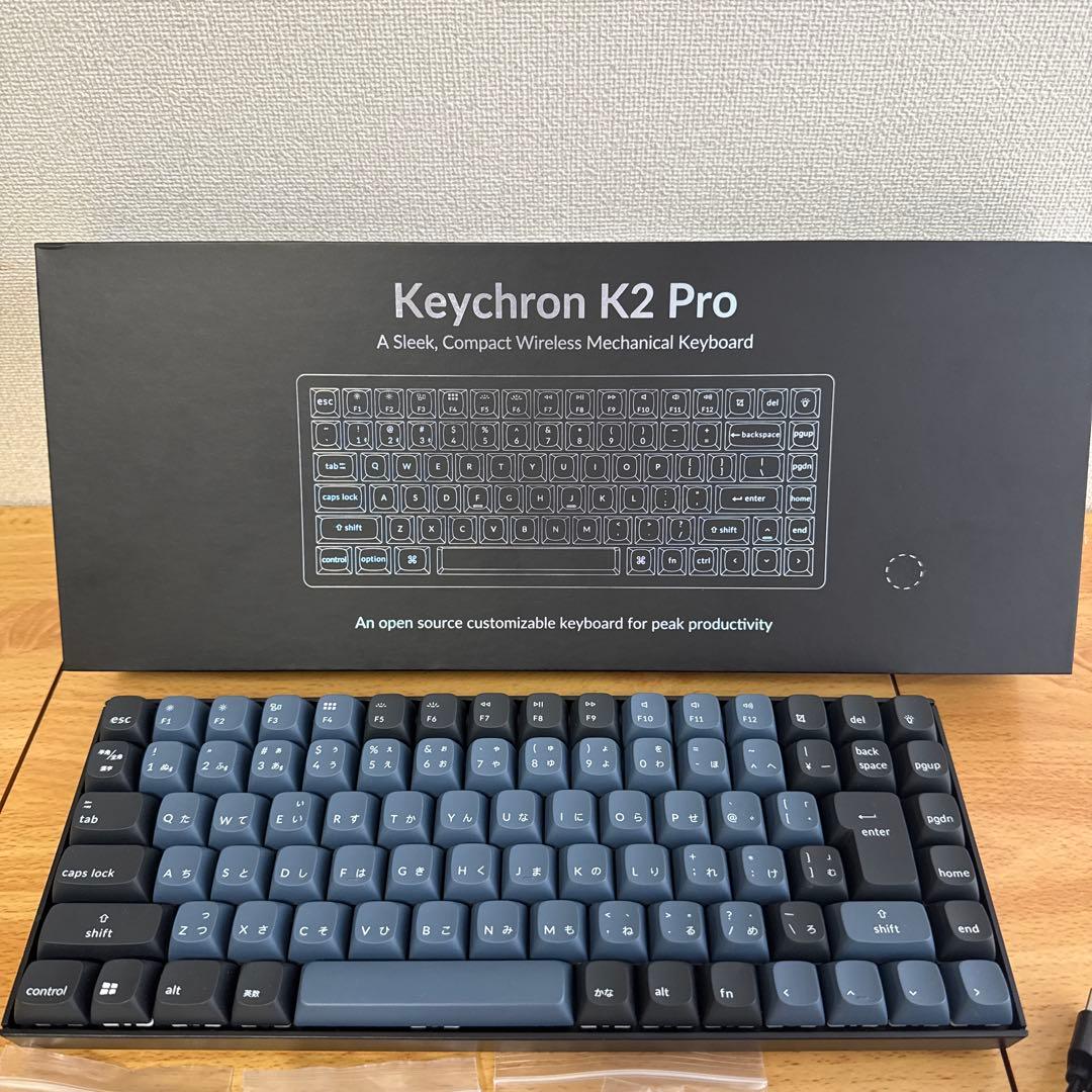 keychron k2 pro キーボード 赤軸
