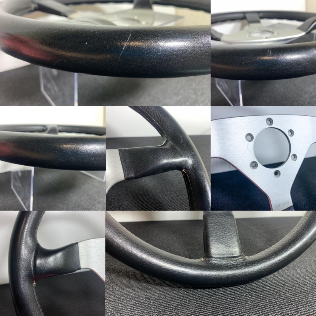 モモ ヴェローチェ レザー ステアリング 当時物 93年製 希少 良品