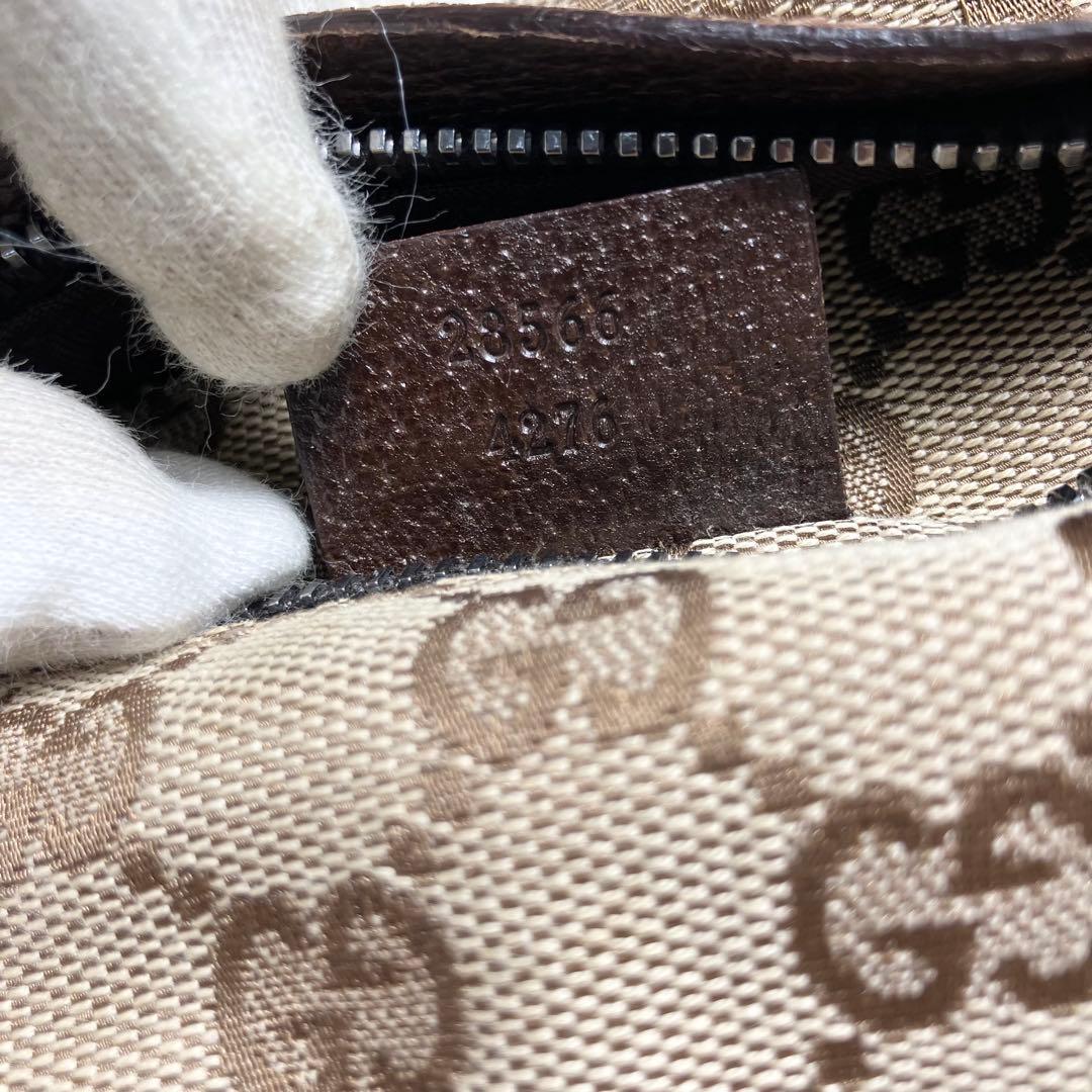 【美品】GUCCI＊ウエストバッグ GGキャンバス クロスボディ