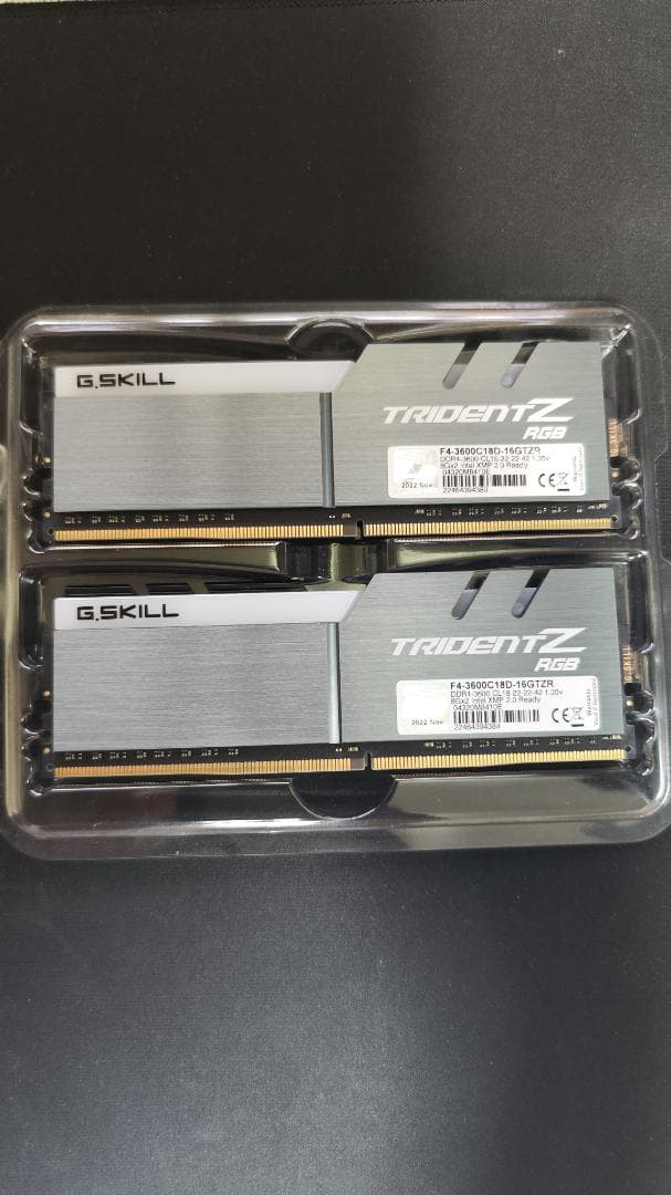 ラ*ン様 G.SKILL TRIDENT Z RGB DDR4-3600 16G