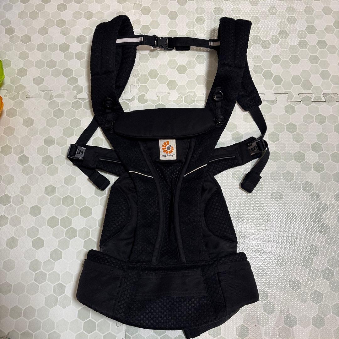 【エルゴベビー 】ブラック 抱っこ紐 収納ポーチ付き➕収納バッグ付き