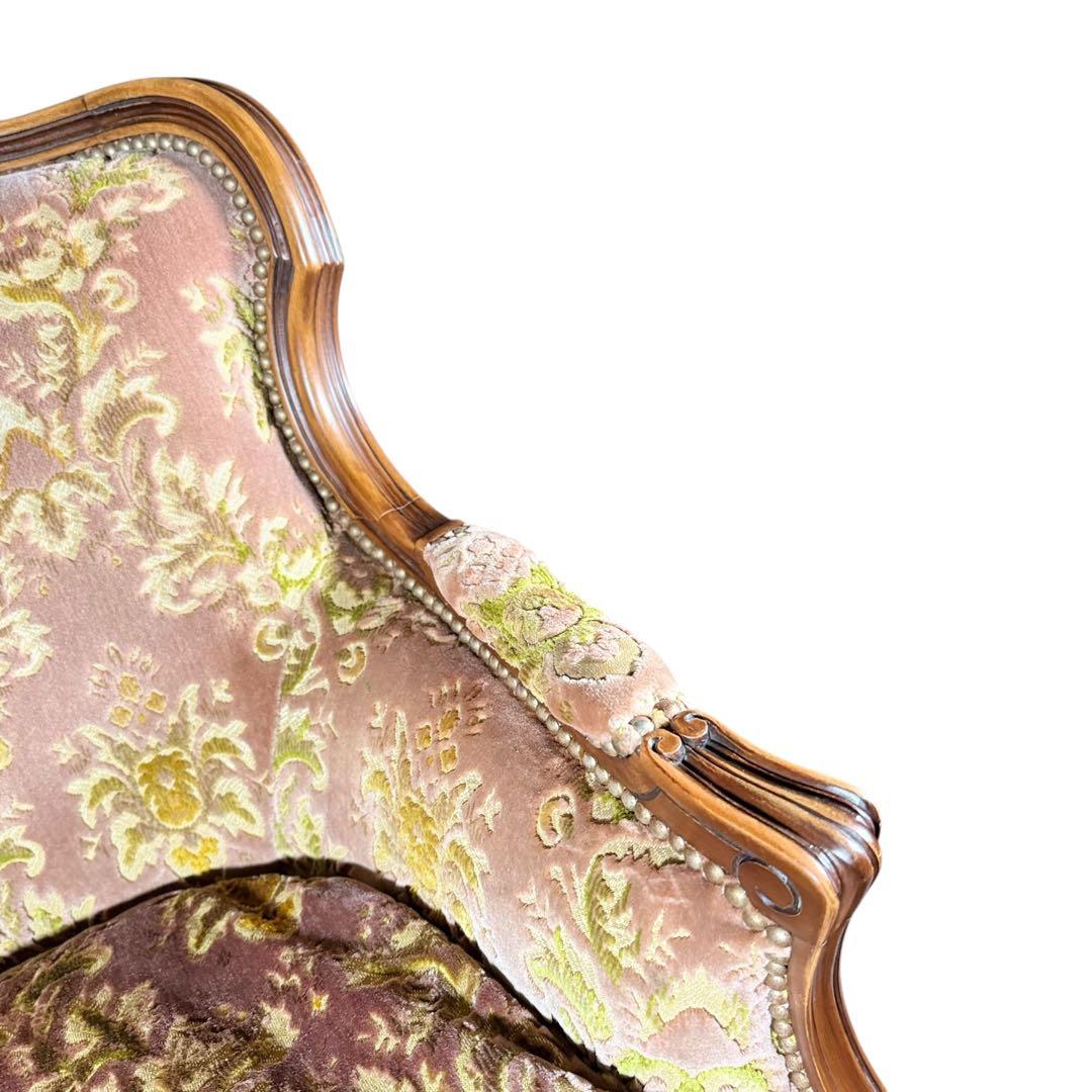 HR385 カリモク DOMANI ルイ15世 ロココ調　猫足 シングル