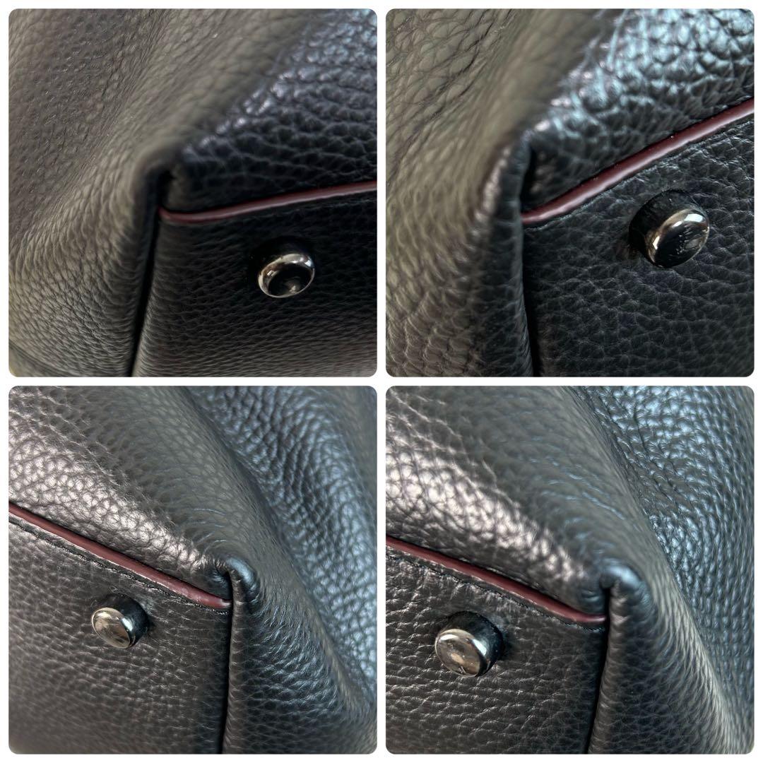 ✨極美品 コーチ 2way トート ショルダーバッグ ペブルドレザー 78768