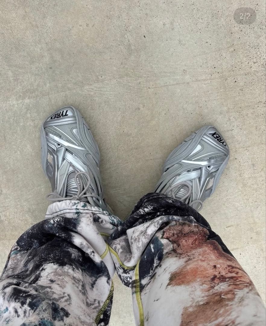 BALENCIAGA TYREX シルバー スニーカー 42