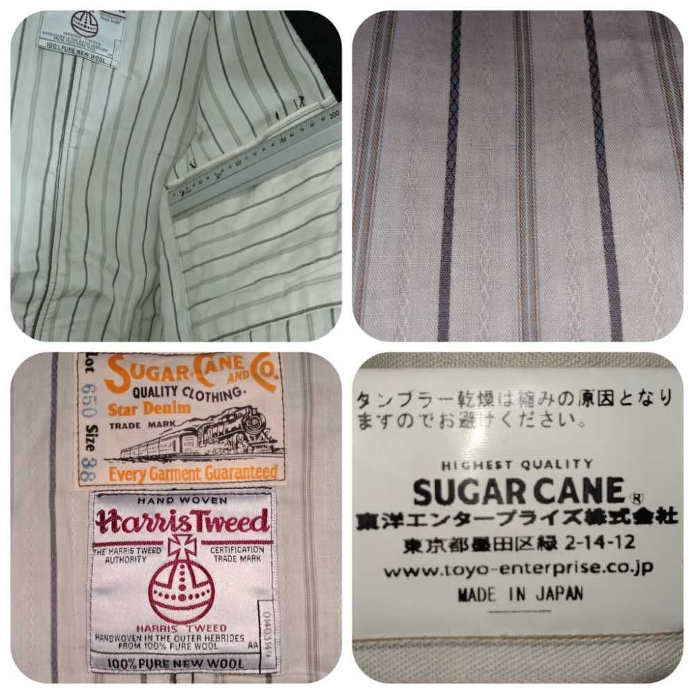 HARRIS TWEEDワークコートジャケットSUGAR CANEハリスツイード