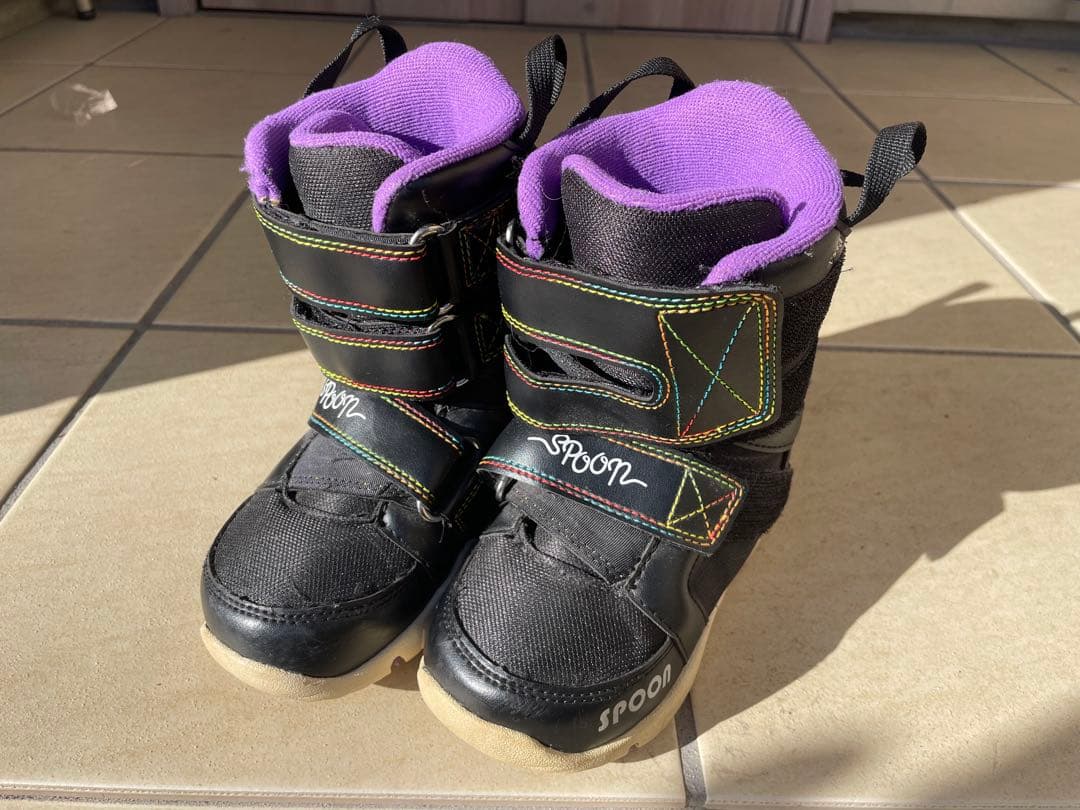 SPOON スノーボード ビンディング ブーツ　手袋セット
